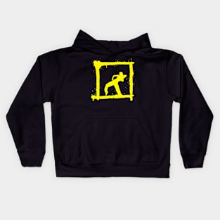 hip hop dancer girl Kids Hoodie